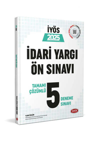 Data Yayınları 2025 İdari Yargı Ön Sınavı 5 Deneme - 1