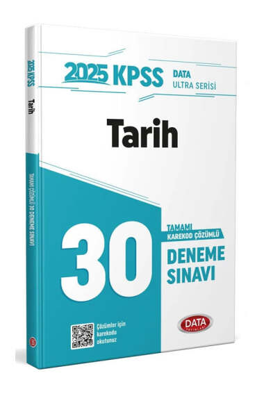 Data Yayınları 2025 KPSS Ultra Serisi Tarih 30 Deneme Sınavı - 1