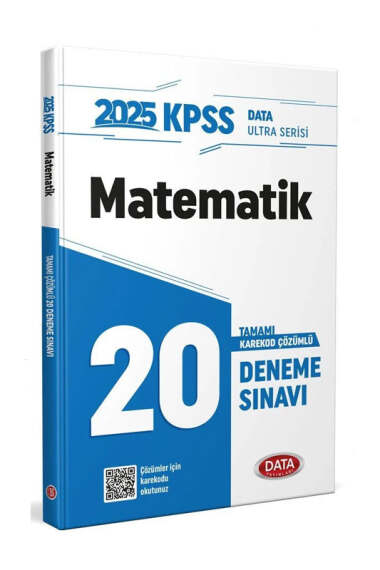 Data Yayınları 2025 KPSS Ultra Serisi Matematik 20 Deneme Sınavı - 1