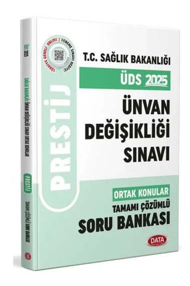 Data Yayınları 2025 GYS ÜDS Sağlık Bakanlığı Ortak Konular Prestij Soru Bankası - 1