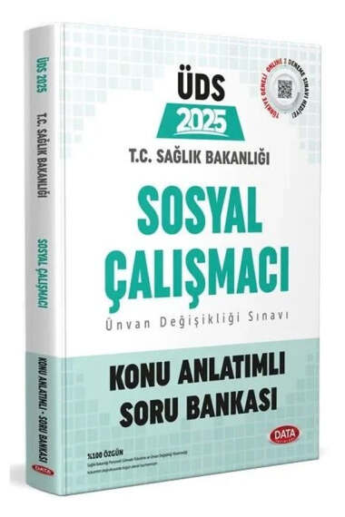 Data Yayınları 2025 GYS ÜDS Sağlık Bakanlığı Sosyal Çalışmacı Konu Anlatımlı Soru Bankası - 1