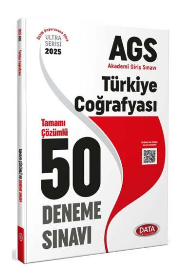 Data Yayınları 2025 MEB-AGS Türkiye Coğrafyası 50 Deneme - 1