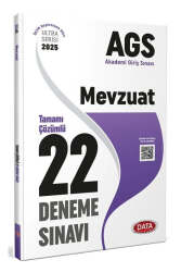 Data Yayınları 2025 MEB-AGS Mevzuat 22 Deneme - Data Yayınları