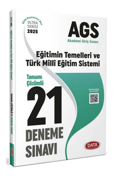 Data Yayınları 2025 MEB-AGS Eğitimin Temelleri ve Türk Milli Eğitim Sistemi 21 Deneme - 1