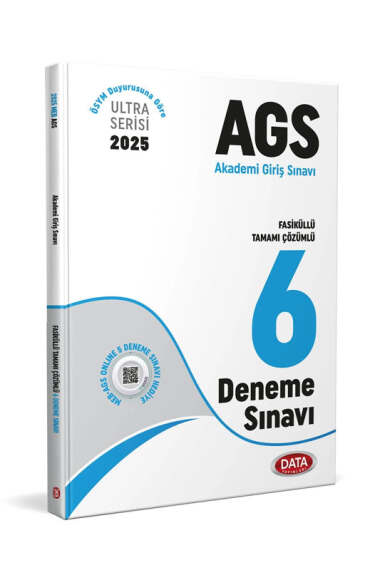 Data Yayınları 2025 MEB-AGS Fasiküllü Tamamı Çözümlü 6 Deneme Sınavı - 1