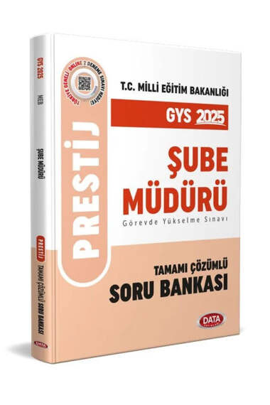 Data Yayınları 2025 MEB Şube Müdürlüğü Prestij Tamamı Çözümlü Soru Bankası - 1