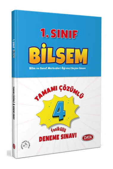 Data Yayınları 1.Sınıf Bilsem Tamamı Çözümlü Fasikül 4 Deneme Sınavı - 1