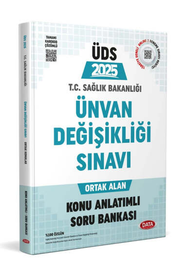 Data Yayınları 2025 T.C Sağlık Bakanlığı Unvan Değişikliği Sınavı Ortak Konular Konu Anlatımlı Soru Bankası - 1