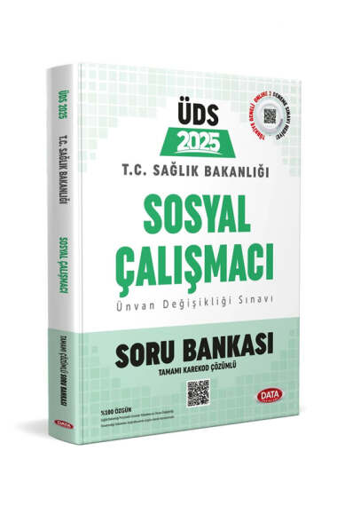 Data Yayınları 2025 T.C. Sağlık Bakanlığı ÜDS Sosyal Çalışmacı Soru Bankası - 1