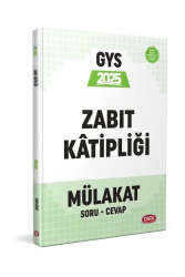 Data Yayınları 2025 GYS Zabıt Katipliği Mülakat Soru-Cevap - Data Yayınları
