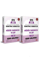 Data Yayınları 2025 GYS Ceza ve Tevkifevleri Denetimli Serbestlik Müdür Yardımcılığı Şeflik Konuı Anlatımı (2 Cilt) - Data Yayınları