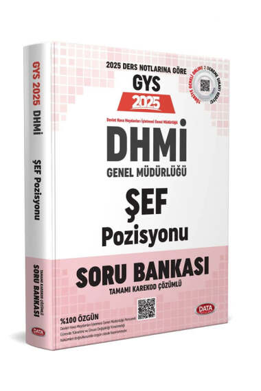 Data Yayınları 2025 DHMİ Genel Müdürlüğü Şef Pozisyonu GYS Soru Bankası - 1