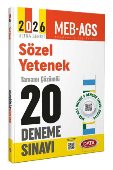 Data Yayınları 2026 MEB-AGS Sözel Yetenek 22 Deneme - 1