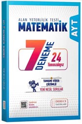 Derece Yayınları AYT Matematik Tamamı Video Çözümlü 7 Deneme - Derece Yayınları