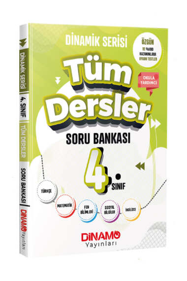 Dinamo Yayınları Dinamik Serisi 4.Sınıf Tüm Dersler Soru Bankası - 1