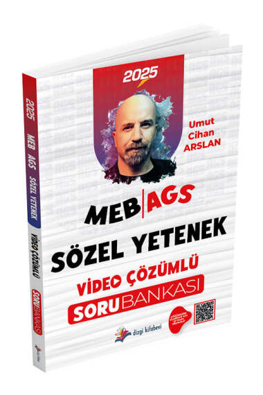 Dizgi Kitap 2025 MEB-AGS Sözel Yetenek Tamamı Video Çözümlü Soru Bankası (Umut Cihan Arslan) - 1