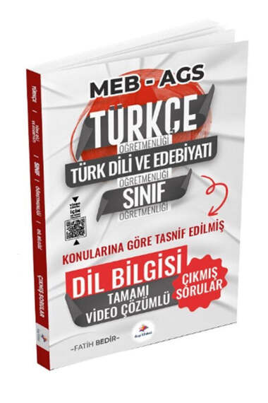 Dizgi Kitap 2025 MEB AGS ÖABT Türkçe-Edebiyat-Sınıf Öğretmenliği Dil Bilgisi Son 12 Yıl Çıkmış Sorular - 1