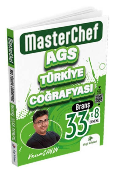 Dizgi Kitap 2025 MEB-AGS MasterChef Türkiye Coğrafyası 33 Deneme - 1