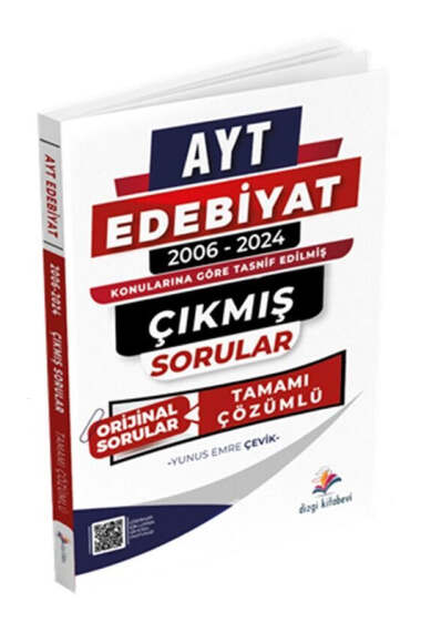 Dizgi Kitap 2025 AYT Edebiyat Konularına Göre Tasnif Edilmiş Tamamı PDF Çözümlü Çıkmış Sorular - 1