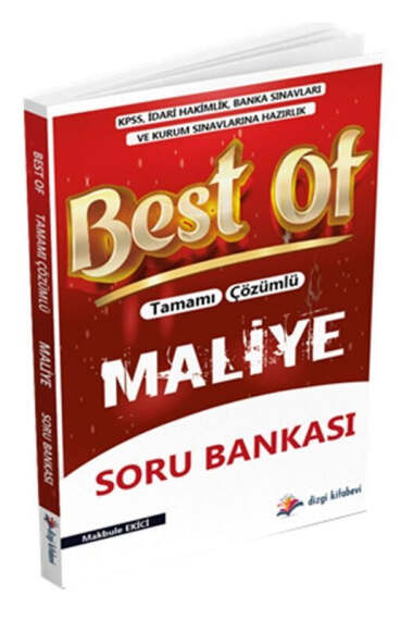 Dizgi Kitap 2025 Best Of Tamamı Çözümlü Maliye Soru Bankası - 1