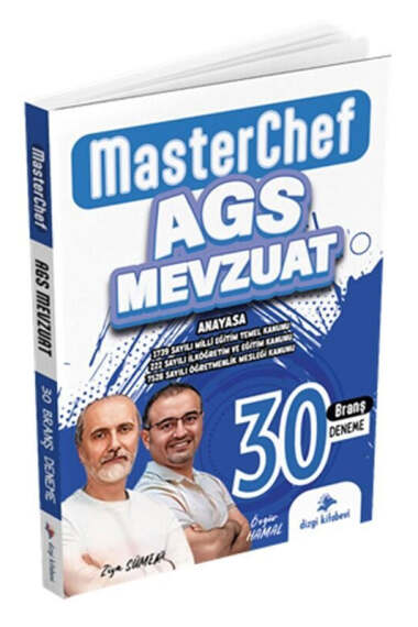 Dizgi Kitap 2025 MEB-AGS MasterChef Mevzuat 30 Deneme - 1