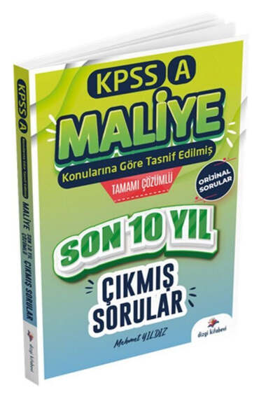 Dizgi Kitap 2025 KPSS-A Grubu Maliye Konularına Göre Son 10 Yıl Çıkmış Orjinal Sorular - 1