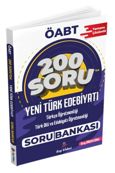 Dizgi Kitap 2025 MEB AGS ÖABT 200 Soruda Yeni Türk Edebiyatı Soru Bankası - 1