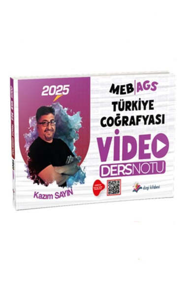 Dizgi Kitap 2025 MEB-AGS Türkiye Coğrafyası Video Ders Notları - 1