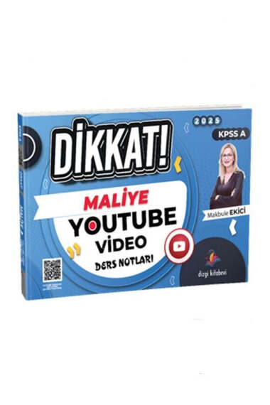 Dizgi Kitap 2025 KPSS-A Grubu Dikkat Maliye Video Ders Notları - 1