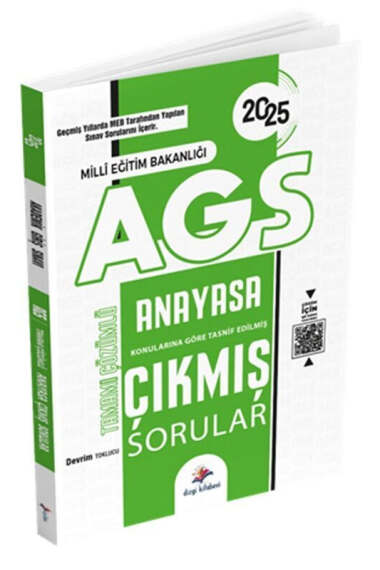 Dizgi Kitap 2025 MEB-AGS Anayasa Çıkmış Sorular - 1