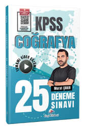 Dizgi Kitap 2026 KPSS Coğrafya 25 Deneme Tamamı Video Çözümlü - Dizgi Kitap Yayınları