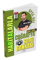 Dizgi Kitap 2026 KPSS MEB-AGS Haritalarla Coğrafya Soru Bankası Çözümlü Murat Çakır - Dizgi Kitap Yayınları