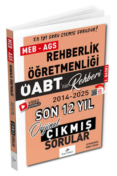 Dizgi Kitap 2026 ÖABT MEB-AGS nin Rehberi Rehberlik Çıkmış Sorular Son 12 Yıl Çözümlü - 1
