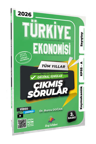 Dizgi Kitap 2026 Kaymakamlık KPSS A Grubu Sayıştay Türkiye Ekonomisi Çıkmış Sorular - 1