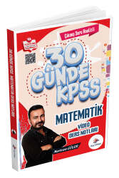 Dizgi Kitap KPSS 30 Günde Matematik Video Ders Notları - Dizgi Kitap Yayınları