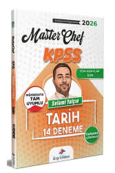 Dizgi Kitap 2026 KPSS Tarih MasterChef 14 Deneme Çözümlü - Dizgi Kitap Yayınları