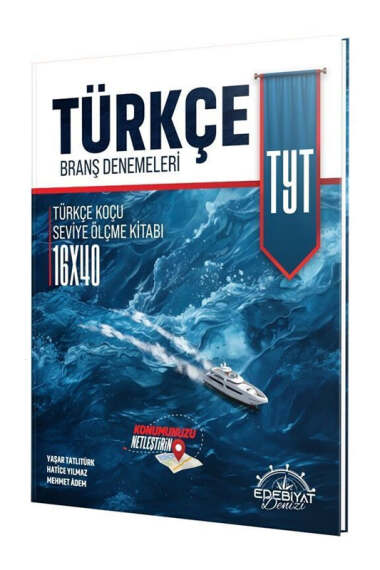 Edebiyat Denizi Yayınları 2025 TYT Türkçe 16x40 Branş Denemeleri - 1