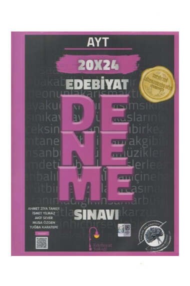 Edebiyat Sokağı Yayınları 2025 AYT Edebiyat 20x24 Deneme Sınavı - 1