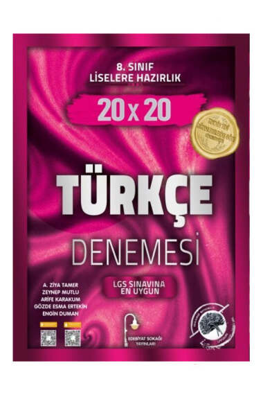 Edebiyat Sokağı 8.Sınıf Türkçe 20x20 Deneme - 1