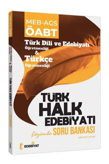 Edebiyat Tv Yayınları ÖABT MEB AGS Türk Halk Edebiyatı Çözümlü Soru Bankası - 1