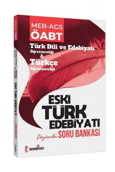 Edebiyat TV Yayınları ÖABT MEB AGS Türk Dili ve Edebiyatı Eski Türk Edebiyatı Soru Bankası - 1