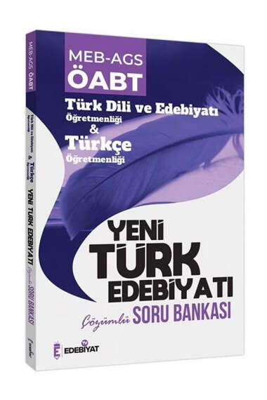 Edebiyat TV Yayınları MEB AGS ÖABT Türk Dili Edebiyatı Türkçe Yeni Türk Edebiyatı Soru Bankası - 1