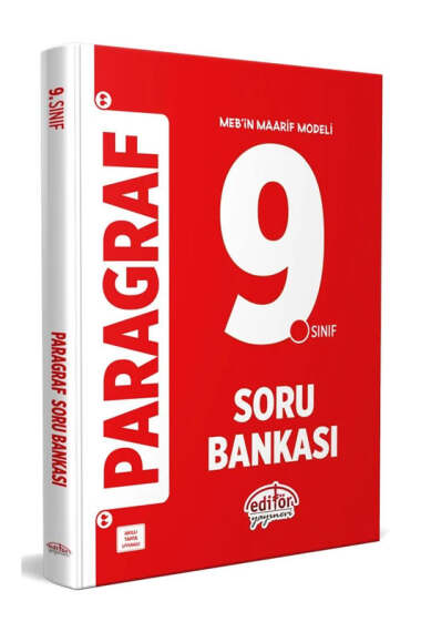 Editör Yayınları 2025 9.Sınıf Paragraf Soru Bankası - 1