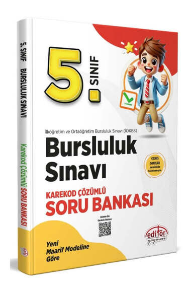 Editör Yayınları 2025 5.Sınıf Bursluluk Sınavı Soru Bankası - 1