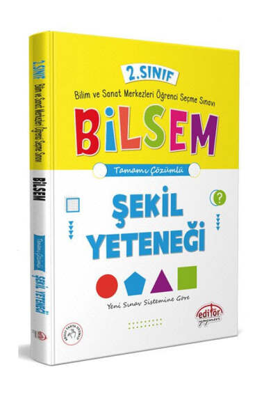 Editör Yayınları 2.Sınıf Bilsem Hazırlık Şekil Yeteneği Tamamı Çözümlü - 1