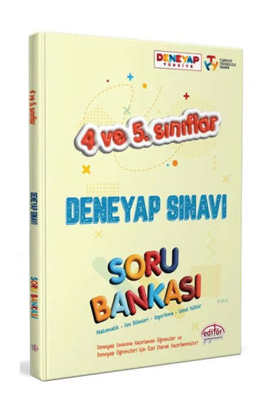 Editör Yayınları 4-5. Sınıf Deneyap Soru Bankası - 1