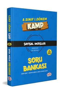 Editör Yayınevi 8. Sınıf 1. Dönem Kamp Sayısal Soru Bankası - 1