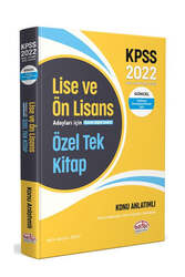 Editör Yayınevi KPSS Lise ve Ön Lisans Adayları İçin Özel Tek Kitap Konu Anlatımlı - Editör Yayınları