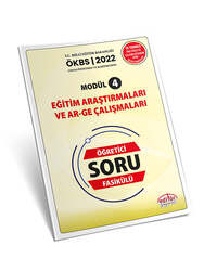 Editör Yayınevi Uzman ve Başöğretmen Modül 4 Eğitim Araştırmaları ve Ar-Ge Çalışmaları Öğretici Soru Fasikülü - Editör Yayınları