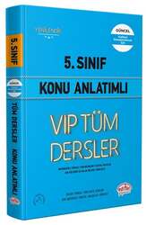 Editör Yayınları 5. Sınıf VIP Tüm Dersler Konu Anlatımı Mavi Kitap - Editör Yayınları
